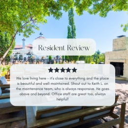 Living close to everything in a beautiful, well-maintained community