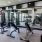 weight benches in gym