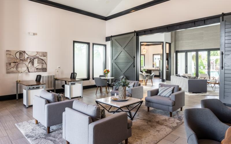 spacious clubhouse